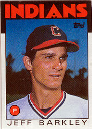 1986 Topps Baseball Cards      567     Jeff Barkley